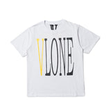 Wang yibo lne short-sleeved big v reflective hot diamond devil angel couple outfit loose