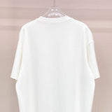 Three-dimensional texture digital printing high weight pure cotton short-sleeved t-shirt for men