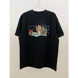 High-quality, heavyweight, double-gauze, loose-fit, plus-size short-sleeve t-shirt