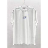 High-quality, heavyweight, double-gauze, loose-fit, plus-size short-sleeve t-shirt