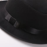 Walter White Hats Top Hat Spring and Autumn Woolen Hat Fedora Hat Flat Top All-Match Top Hat Straw Hat