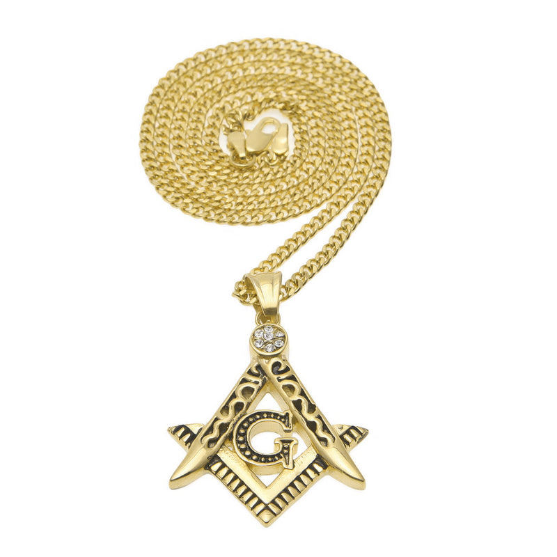 Jewelry 'Freemason ' Logo Necklace Royalty