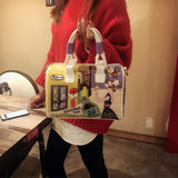 Chh Chrome Heart Leather Bag