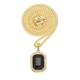Jewelry Hip Hop Diamond Set Jewel Pendant Necklace Spectrum St. Valentine's