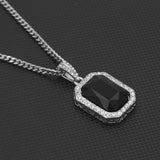 Jewelry Hip Hop Diamond Set Jewel Pendant Necklace Spectrum St. Valentine's