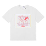 Rhude T Shirts goblet bikini beautiful women print cotton casual short sleeves men and women