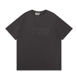 Fog season 8 essentials flocked print couple's relaxed fit crew neck short sleeve t-shirt