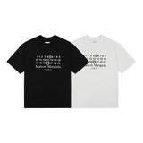 Neutral japanese style casual small logo patch round neck short sleeves