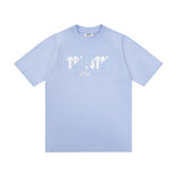 [heavy weight double yarn] trapstar stitching tiger head embroider gradient letter short-sleeved t-shirt