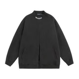 Unisex Baseball Jersey Turtleneck Jacket