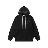 Maison margiela hat embroider mm logo pure cotton pullover hooded easiest for match sweatshirt hoodie