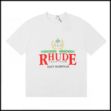 American trend rhu marlboro high definition printing de casual round neck short sleeve t-shirt export wholesale