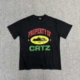 Wholesale foreign trade alcatraz basic series short-sleeve corteiz phantom letter logo print t-shirt