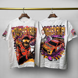 Cough syrup short-sleeved high-quality pure cotton round neck t-shirt fashionprinting breathable short-sleeved summer
