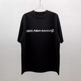 A high-quality handwritten font stereo foam process pure cotton short-sleeved t-shirt