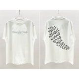 Digital note crew neck t-shirt - logo print reflective detail short sleeve men's