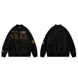Unisex Baseball Jersey Spring and Autumn Embroidered Tooling Jacket Loose Jacket