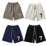 Hip-hop shorts american high street flocked letterloosecasual sweatpants half lengthshorts