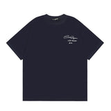 Wholesale export cole buxton minimalist cursive signature print short sleeve t-shirt - high street style