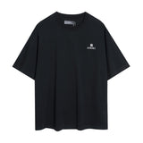 amri washed distressed tiger head number & letter logo short sleeve t-shirt