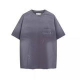 Maison margiela mm splash printing watch bag half turtleneck short-sleeved t-shirt