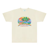 Casablanca T Shirts Fashion Print Street