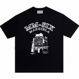 High gsm double yarn combed cotton short-sleeve t-shirt