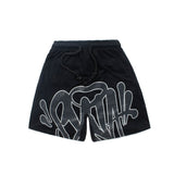 Hip-hop shorts american high street street hip hop summer sweatpants casualloose half length pants shorts beach pants trendy