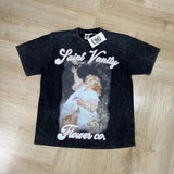 American saint t-shirt summer high street hip hop letterprinting short-sleeved t-shirt