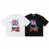 House of errors all-seeing eye graphic tee - trendy short sleeve couple's high street hoodie