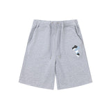 Cross-border trade trapstar rainbow letter gradient towel embroidery short sleeve t-shirt & fog high street shorts set