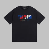 Cross-border trade trapstar rainbow letter gradient towel embroidery short sleeve t-shirt & fog high street shorts set