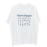 Spring/summer digital print embroidered crew neck short sleeve t-shirt
