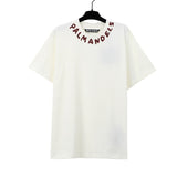 Correct version of pa beheaded bear short sleeves palm tree high street bat sleeves big logo letter on the back