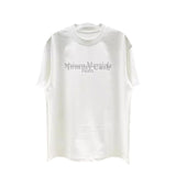 Digital note crew neck t-shirt - logo print reflective detail short sleeve men's