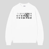 Autumn long-sleeve letter print crewneck heavyweight sweatshirt