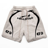Hip-hop shorts american casual high street mud dyed distressed retroloose sports shorts sweatpants summer half length pants