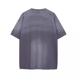 Maison margiela mm splash printing watch bag half turtleneck short-sleeved t-shirt