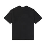 Heavy embroiderlogo loose youth sports breathable t-shirt short sleeve