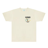 Casablanca T Shirts Fashion Print Street