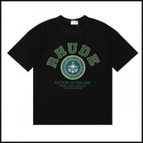 American trend rhu marlboro high definition printing de casual round neck short sleeve t-shirt export wholesale
