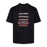 Brush graffiti foam t-shirt series - short sleeve