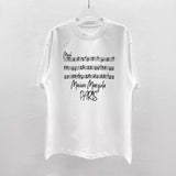 Staff digital printing drop shoulder sleeves loose short sleeve t-shirt