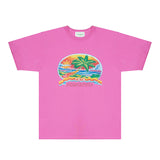Casablanca T Shirts Fashion Print Street