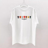 High-definition digital print crew neck t-shirt - summer short sleeve