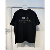 Summer loose fit letter print 100% cotton crew neck short sleeve t-shirt