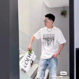 Ss spring/summer digital waterfall print t-shirt