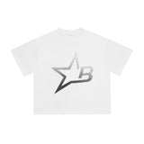 Wholesale billin hip-hop high street cartoon graphic dropped shoulder couple's short sleeve t-shirt