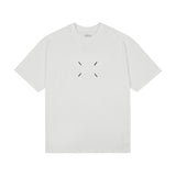 Embroidered logo summer loose fit 100% cotton short sleeve t-shirt