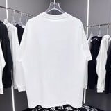 Spring/summer distressed card print crew neck short sleeve t-shirt